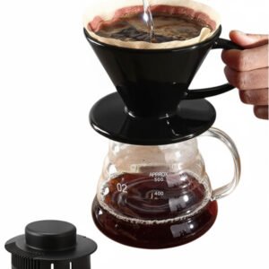 Epinox V60 Kahve Demleme Seti Siyah