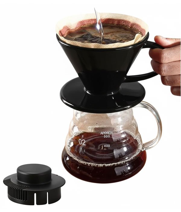 Epinox V60 Kahve Demleme Seti Siyah