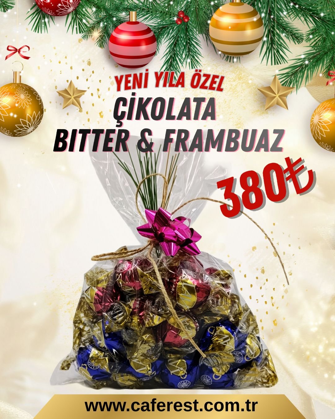 Çikolata Bitter-Frambuaz Hediye Seti